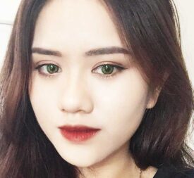 Chic Gemstone Green Colored Contacts