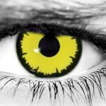 Angelic Yellow Halloween Contacts