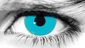 Zombie Blue Halloween Contacts