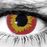 Red Wolf Halloween Contact Lenses Red Wolf Halloween Contact Lenses