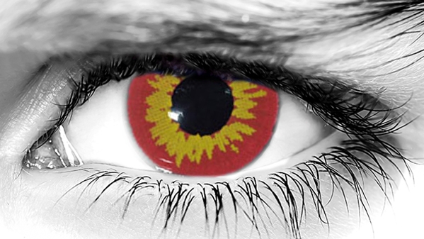 Red Wolf Halloween Contact Lenses Red Wolf Halloween Contact Lenses