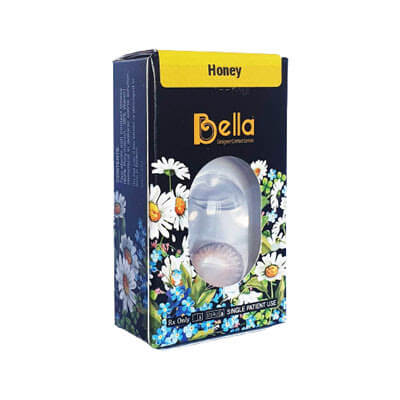 Bella Honey Color Contacts