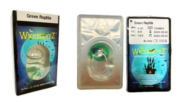 Green Reptile Halloween Contacts Green Reptile Halloween Contacts